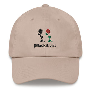(Black)tivist Rose Fist Dad Hat - Zodi-Hacks Apparel 
