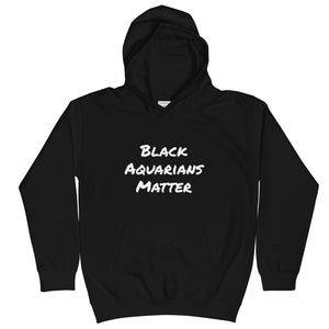 Black Matters Kids Hoodie (Aquarius) - Zodi-Hacks Apparel 