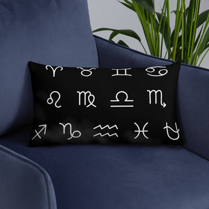 Zodiac Unity Pillow (White) - Zodi-Hacks Apparel 