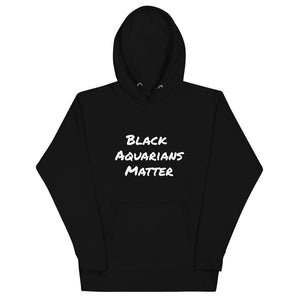 Black Matters Unisex Hoodie (Aquarius) - Zodi-Hacks Apparel 