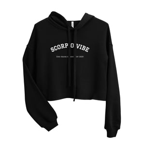 The Vibe Crop Hoodie (Scorpio) - Zodi-Hacks Apparel 