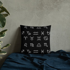 Zodiac Unity Pillow (White) - Zodi-Hacks Apparel 