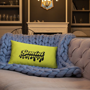 The Drip Zodiac Pillow (Gemini) - Zodi-Hacks Apparel 