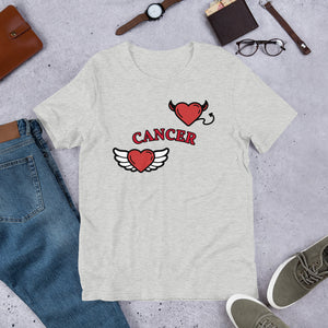 Good vs Evil Unisex T-Shirt (Cancer) - Zodi-Hacks Apparel 