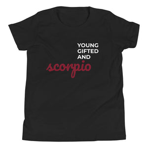 The Gifted Zodiac Youth Tee (Scorpio) - Zodi-Hacks Apparel 