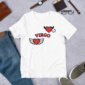 Good vs. Evil Unisex T-Shirt (Virgo) - Zodi-Hacks Apparel 
