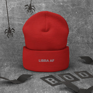AF Zodiac Cuffed Beanie (Libra) - Zodi-Hacks Apparel 