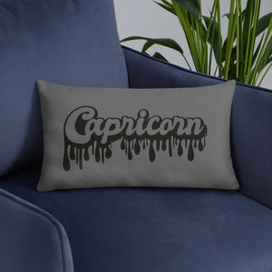 The Drip Zodiac Pillow (Capricorn) - Zodi-Hacks Apparel 