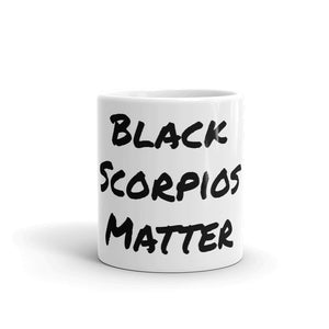 Black Matters Zodiac Mug (Scorpio) - Zodi-Hacks Apparel 