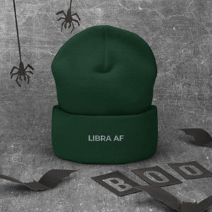 AF Zodiac Cuffed Beanie (Libra) - Zodi-Hacks Apparel 