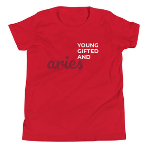 The Gifted Zodiac Youth Tee (Aries) - Zodi-Hacks Apparel 