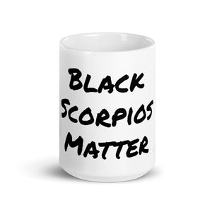 Black Matters Zodiac Mug (Scorpio) - Zodi-Hacks Apparel 